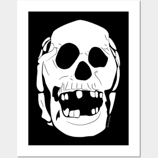 Hear No Evil Skull Posters and Art